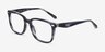 Coach HC6276U Striated Blue AcétateMontures de lunettes de vue d'EyeBuyDirect, Vue d'Angle