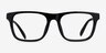Coach HC6277U Black Alternative MaterialsEyeglass Frames from EyeBuyDirect, Front View