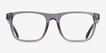 Coach HC6277U Transparent Gray Alternative MaterialsEyeglass Frames from EyeBuyDirect, Front View