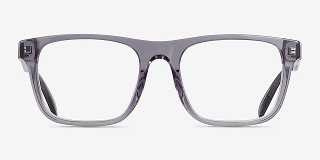 Coach HC6277U Transparent Gray AcétateMontures de lunettes de vue d'EyeBuyDirect, Vue de Face