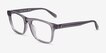 Coach HC6277U Transparent Gray Alternative MaterialsEyeglass Frames from EyeBuyDirect, Angle View