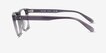 Coach HC6277U Transparent Gray Alternative MaterialsEyeglass Frames from EyeBuyDirect, Side View