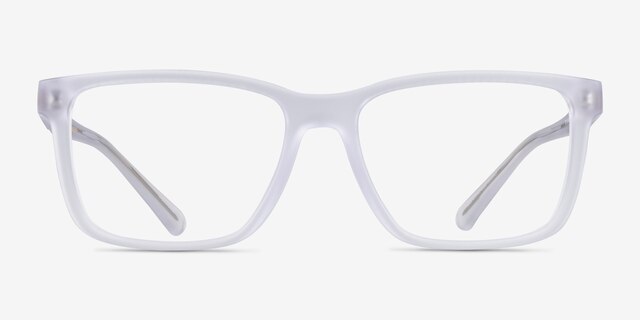 Coach HC6278U Matte Transparent Clear Éco-responsableMontures de lunettes de vue d'EyeBuyDirect, Vue de Face