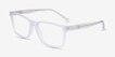Coach HC6278U Matte Transparent Clear Alternative MaterialsEyeglass Frames from EyeBuyDirect, Angle View