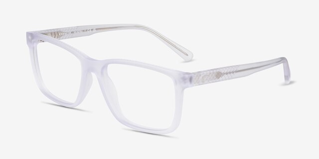 Coach HC6278U Matte Transparent Clear Éco-responsableMontures de lunettes de vue d'EyeBuyDirect, Vue d'Angle