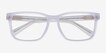Coach HC6278U Matte Transparent Clear Alternative MaterialsEyeglass Frames from EyeBuyDirect, Closed View