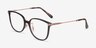 Coach HC6214D Écaille Noire Plastic, MetalMontures de lunettes de vue d'EyeBuyDirect, Vue d'Angle