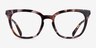 Coach HC6222U Amethyst Pearl Tortoise AcetateEyeglass Frames from EyeBuyDirect, Front View