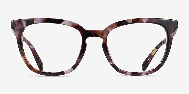 Coach HC6222U Amethyst Pearl Tortoise AcétateMontures de lunettes de vue d'EyeBuyDirect, Vue de Face