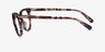 Coach HC6222U Amethyst Pearl Tortoise AcetateEyeglass Frames from EyeBuyDirect, Side View