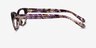 Coach HC6250U Amethyst Pearl Tortoise AcetateEyeglass Frames from EyeBuyDirect, Side View