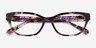 Coach HC6250U Amethyst Pearl Tortoise AcetateEyeglass Frames from EyeBuyDirect, Closed View