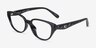 Coach HC6279D Black Alternative MaterialsEyeglass Frames from EyeBuyDirect, Angle View