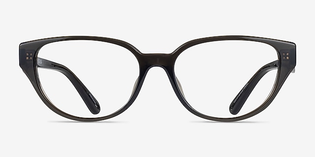 Coach HC6279D Transparent Oak Éco-responsableMontures de lunettes de vue d'EyeBuyDirect, Vue de Face