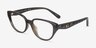 Coach HC6279D Transparent Oak Alternative MaterialsEyeglass Frames from EyeBuyDirect, Angle View