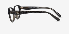 Coach HC6279D Transparent Oak Éco-responsable Montures de lunettes de vue d'EyeBuyDirect, Vue de Côté