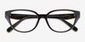 Coach HC6279D Transparent Oak Alternative MaterialsEyeglass Frames from EyeBuyDirect, Closed View