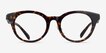 Coach HC6280D Dark Tortoise AcetateEyeglass Frames from EyeBuyDirect, Front View
