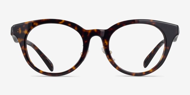 Coach HC6280D Dark Tortoise AcetateEyeglass Frames from EyeBuyDirect, Front View