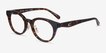 Coach HC6280D Dark Tortoise AcetateEyeglass Frames from EyeBuyDirect, Angle View