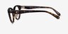 Coach HC6280D Dark Tortoise AcetateEyeglass Frames from EyeBuyDirect, Side View