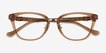 Coach HC6272F Transparent Brown MetalEyeglass Frames from EyeBuyDirect, Closed View