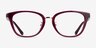 Coach HC6272F Milky Merlot Acetate-metalMontures de lunettes de vue d'EyeBuyDirect, Vue de Face