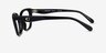 Coach HC6270U Noir Matériaux biosourcésMontures de lunettes de vue d'EyeBuyDirect, Vue de Côté