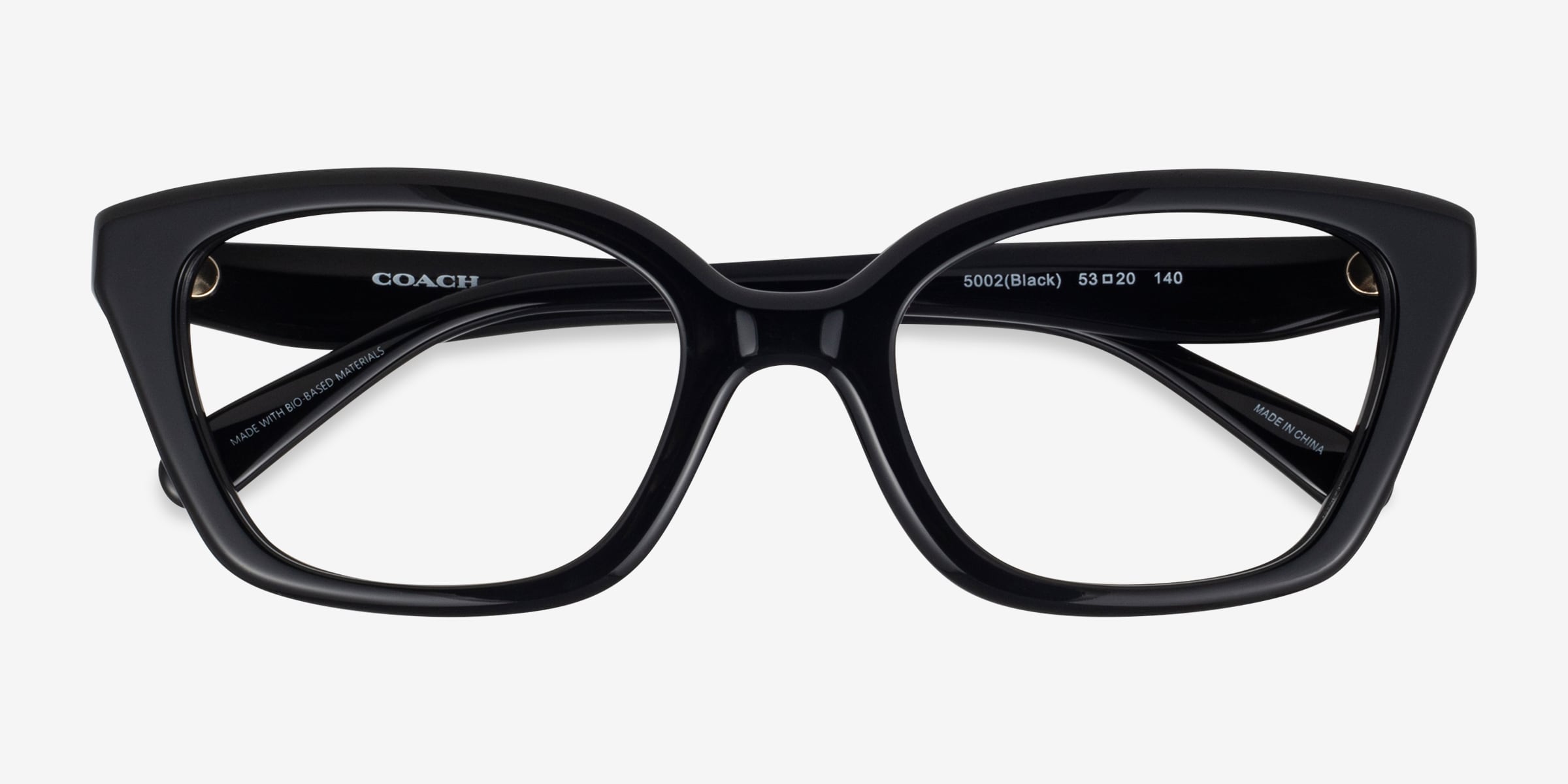 Coach HC6270U - Cat Eye Black Frame Glasses For Women 