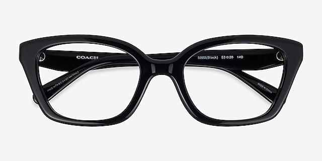 Coach HC6270U Black Alternative MaterialsEyeglass Frames from EyeBuyDirect, Closed View