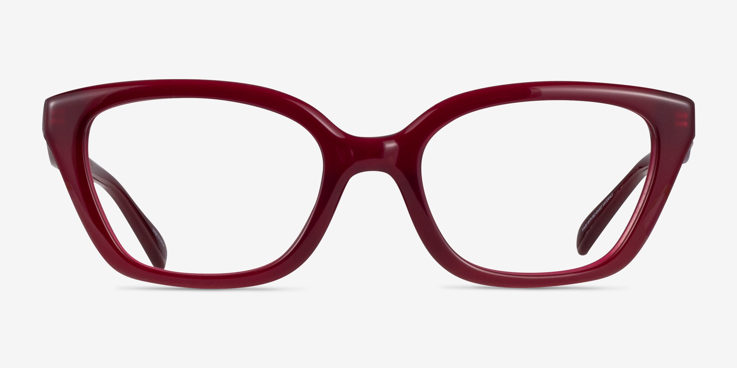 Coach HC6270U - Cat Eye Milky Cherry Frame Glasses For Women