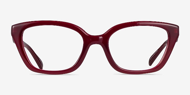 Coach HC6270U Milky Cherry AcetateEyeglass Frames from EyeBuyDirect, Front View