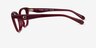 Coach HC6270U Milky Cherry Matériaux biosourcésMontures de lunettes de vue d'EyeBuyDirect, Vue de Côté