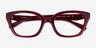 Coach HC6270U Milky Cherry Matériaux biosourcésMontures de lunettes de vue d'EyeBuyDirect, Vue Rapprochée
