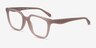 Coach HC6271U Milky Putty AcetateEyeglass Frames from EyeBuyDirect, Angle View