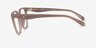 Coach HC6271U Milky Putty AcetateEyeglass Frames from EyeBuyDirect, Side View
