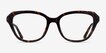 Coach HC6273U Dark Tortoise Alternative MaterialsEyeglass Frames from EyeBuyDirect, Front View