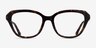 Coach HC6273U Dark Tortoise Alternative MaterialsEyeglass Frames from EyeBuyDirect, Front View