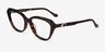Coach HC6273U Dark Tortoise Alternative MaterialsEyeglass Frames from EyeBuyDirect, Angle View