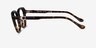 Coach HC6273U Dark Tortoise Alternative MaterialsEyeglass Frames from EyeBuyDirect, Side View