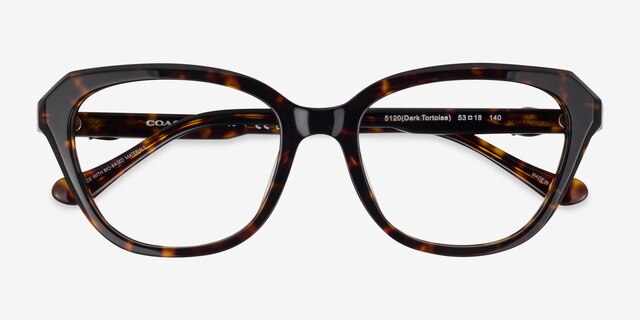 Coach HC6273U Dark Tortoise Alternative MaterialsEyeglass Frames from EyeBuyDirect, Closed View