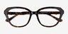 Coach HC6273U Dark Tortoise Alternative MaterialsEyeglass Frames from EyeBuyDirect, Closed View