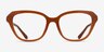 Coach HC6273U Milky Hazelnut AcetateEyeglass Frames from EyeBuyDirect, Front View