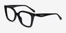 Coach HC6274U Black AcetateEyeglass Frames from EyeBuyDirect, Angle View