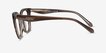 Coach HC6274U Striated Redwood Maple AcetateEyeglass Frames from EyeBuyDirect, Side View