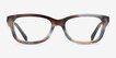 Coach HC6275U Striated Maple Blueberry AcetateEyeglass Frames from EyeBuyDirect, Front View