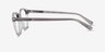 Coach HC6167U Transparent Gray AcetateEyeglass Frames from EyeBuyDirect, Side View