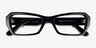 Vogue Eyewear VO5656U Black PlasticEyeglass Frames from EyeBuyDirect, Closed View