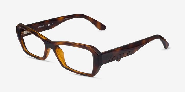 Vogue Eyewear VO5656U Écaille Noire PlastiqueMontures de lunettes de vue d'EyeBuyDirect, Vue d'Angle