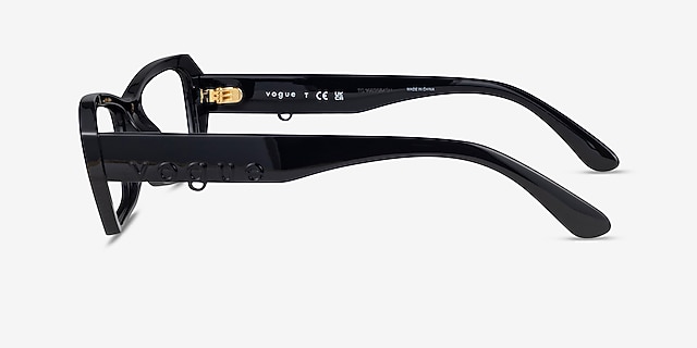 Vogue Eyewear VO5656U Black PlasticEyeglass Frames from EyeBuyDirect, Side View